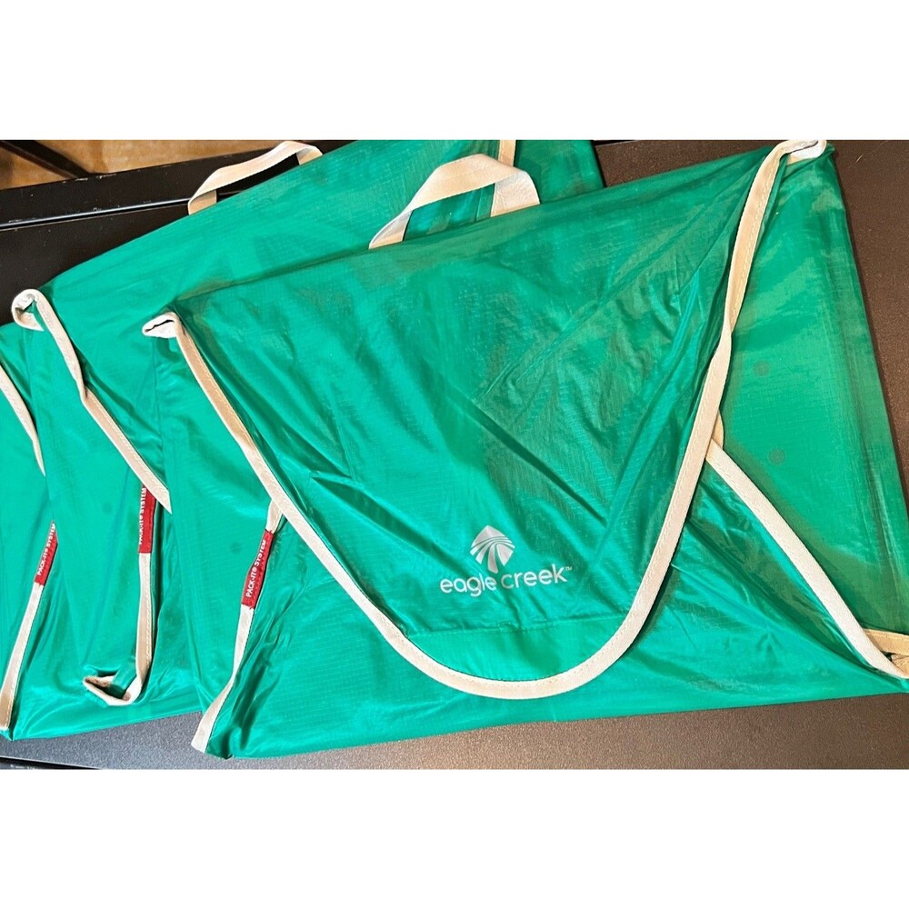 3 eagle Creek Travel Pack-it Shirt Folder 18" X 12"  Excellent Condition green